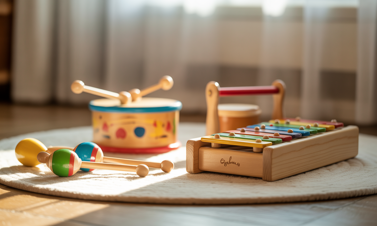 instrument musique en bois - Matériel Montessori vie pratique sensoriel - jeux éducatif éveil enfant