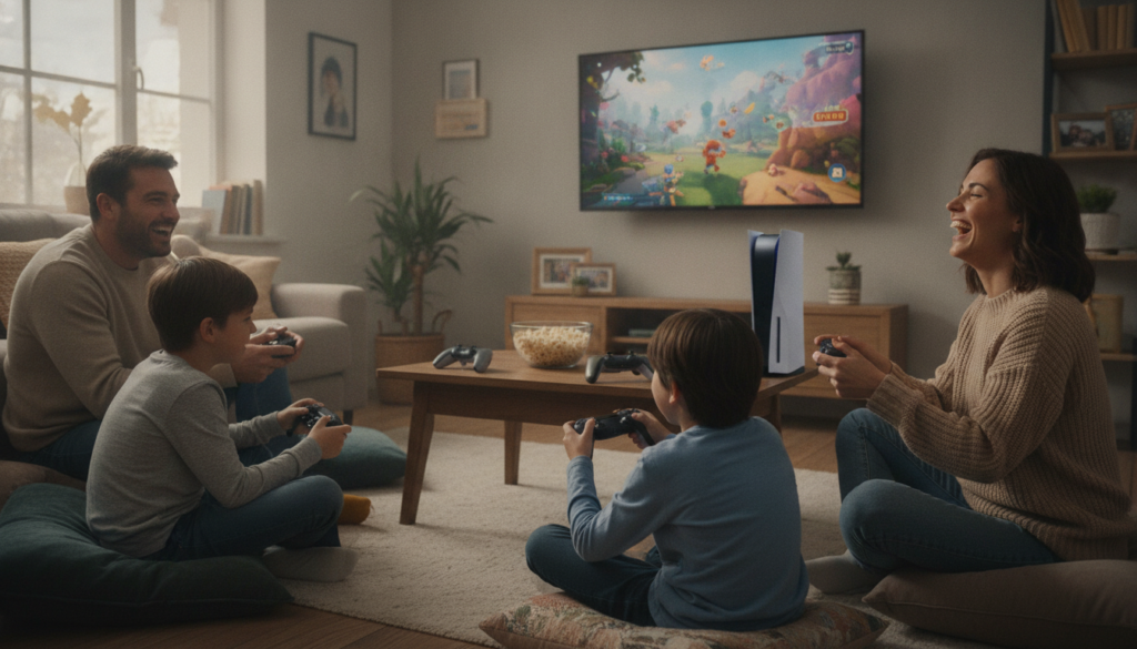 découvrez un jeu ps5 pour enfants compatible avec la ps4, idéal pour toute la famille. un seul achat pour profiter ensemble sur différentes consoles.